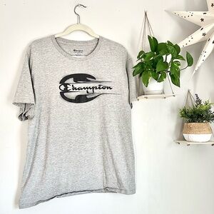 AUTHENTIC CHAMPION MENS SHORT SLEEVE TEE SHIRT CASUAL EVERYDAY GYM SIZE LARGE